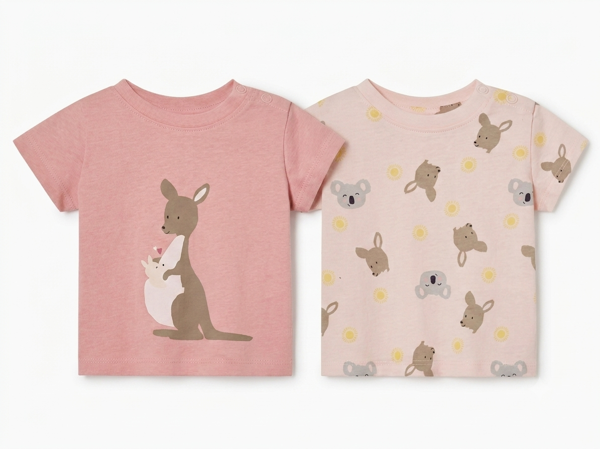 LUPILU Girls T-Shirt set , 2pcs