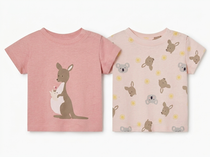 LUPILU Girls T-Shirt set , 2pcs