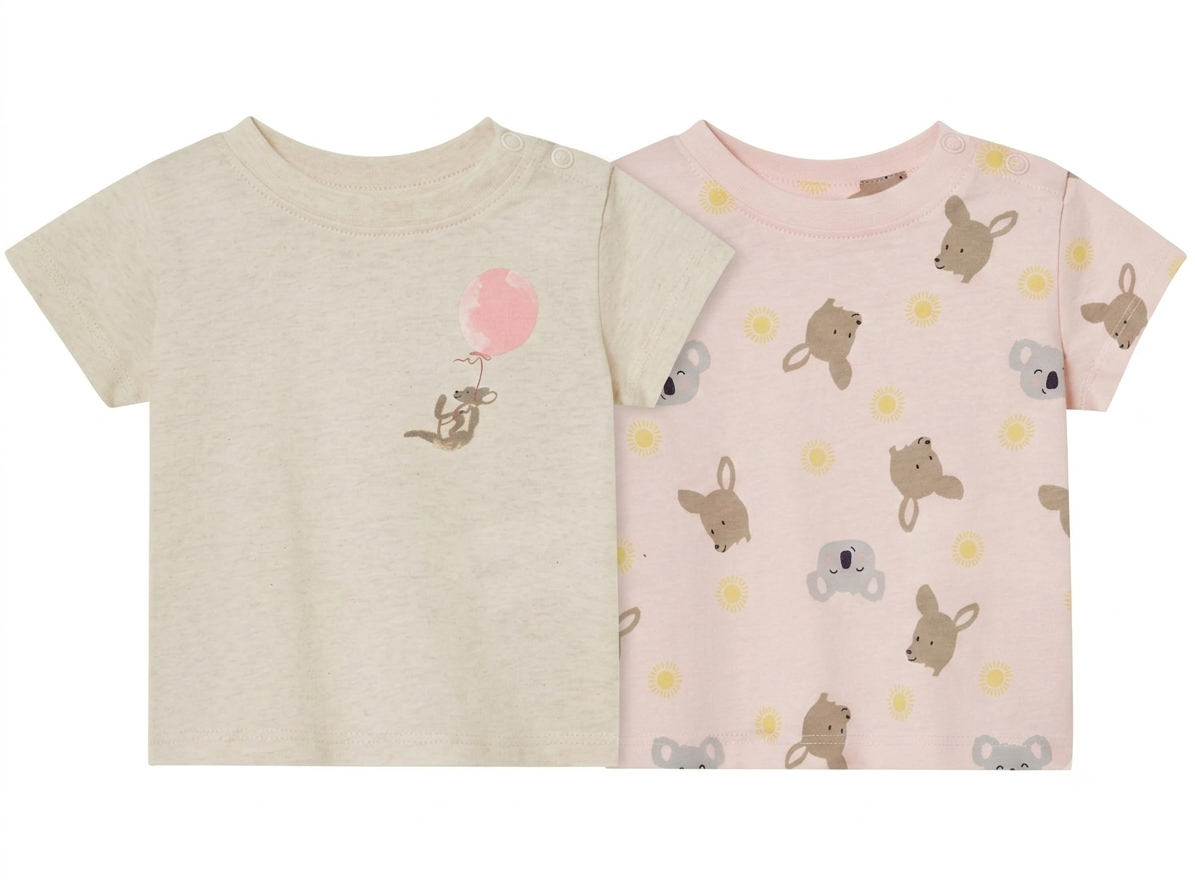 LUPILU Girls T-Shirt Set , 2pcs