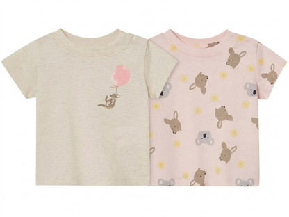 LUPILU Girls T-Shirt Set , 2pcs
