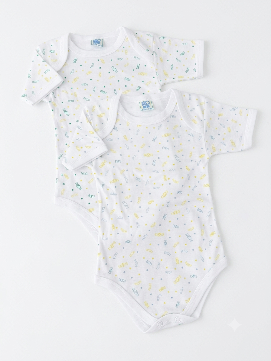 BRIO BIMBI Babies shortsleeve Bodies set , 2 pcs
