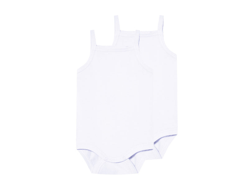 LUPILU Girls Sleeveless Bodysuits, 2 pcs