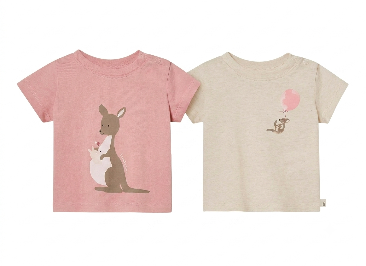LUPILU Girls T-Shirt set , 2 pcs