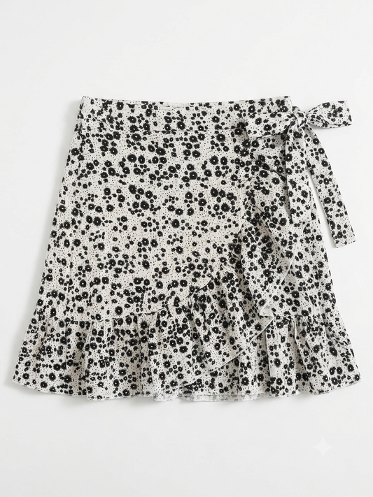 JUBYLEE Women’s Wrap Mini skirt