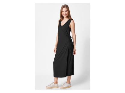 ESMARA Women’s Maternity ribbed Dress (Black)