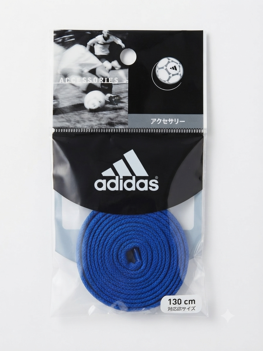Adidas Shoe lace ( Blue, 130 cm)