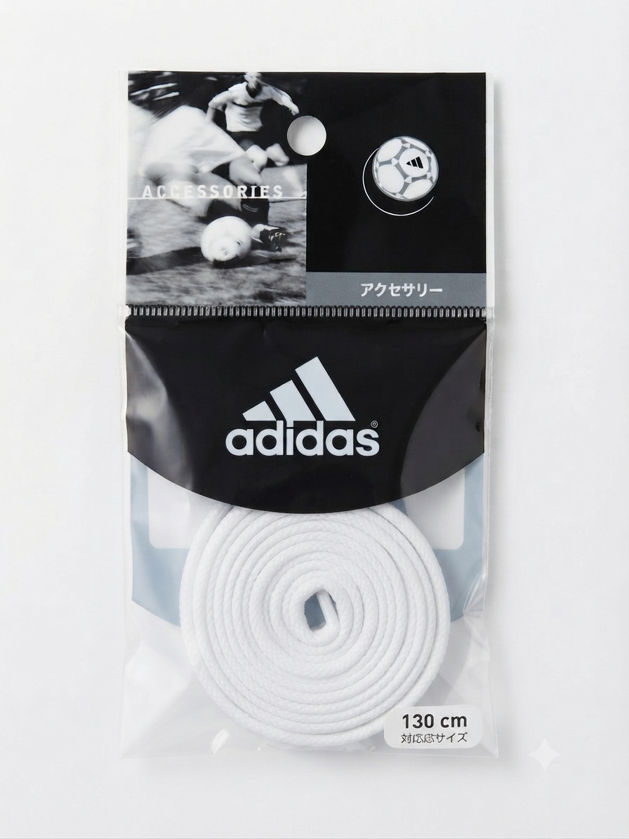 Adidas Shoe lace (white, 160 cm)