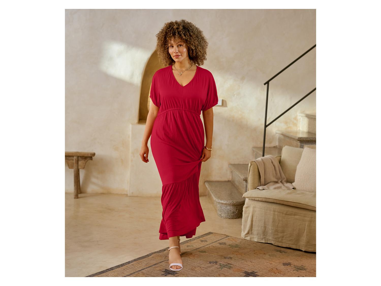 ESMARA Women’s Maxi Dress (Red)
