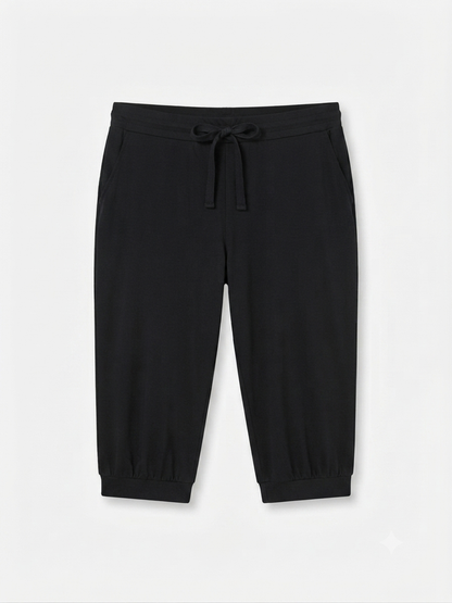 ESMARA Women’s Capri joggers (Black)