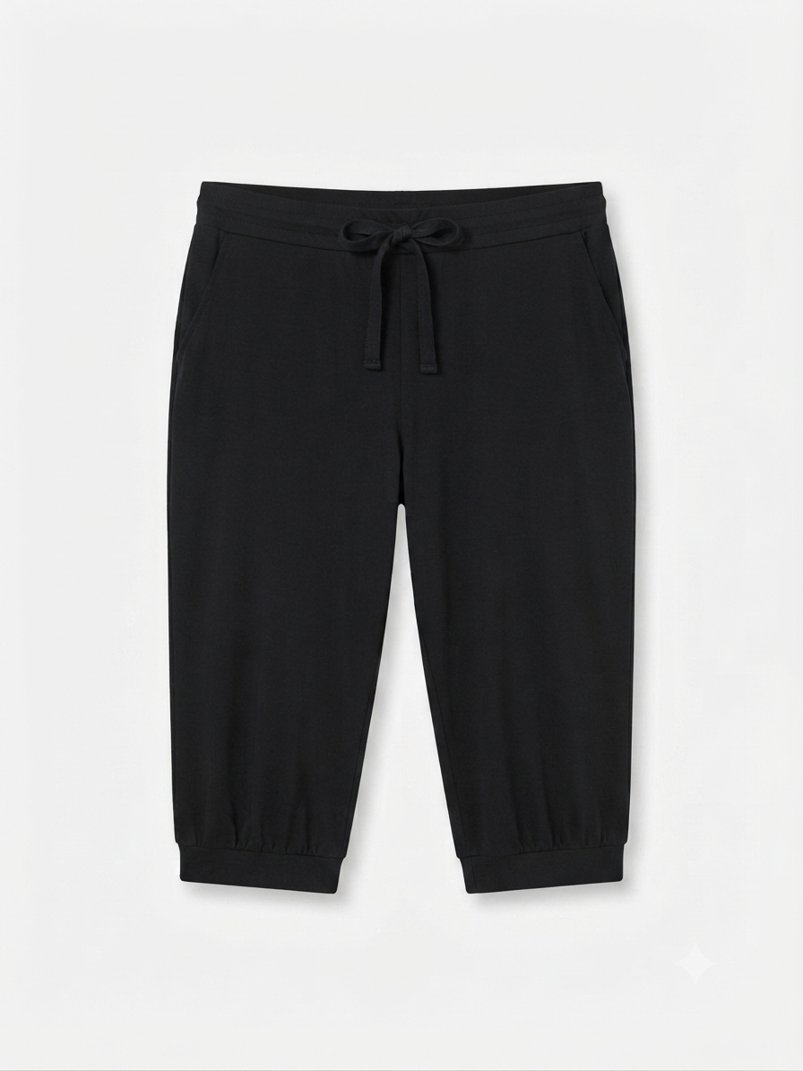 ESMARA Women’s Capri joggers (Black)