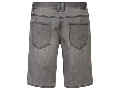 LIVERGY Men’s Sweat-denim Bermuda shorts (grey)