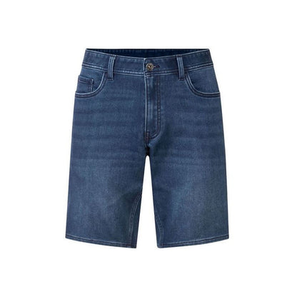 LIVERGY Men’s Sweat-denim Bermudas (Dark blue)