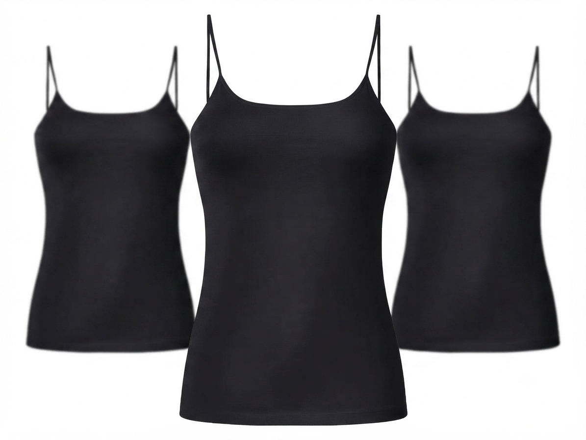 ESMARA Women’s tops with spaghetti straps, 3 pieces