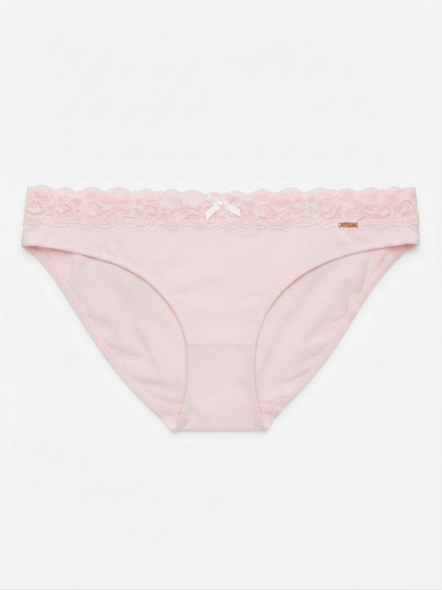 By Dorina Women’s Brief with lace (pink)