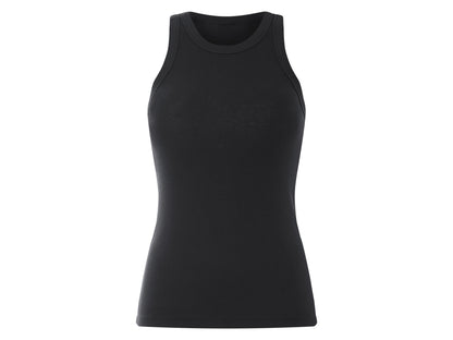 ESMARA Women’s Ribbed Tank top (Black)