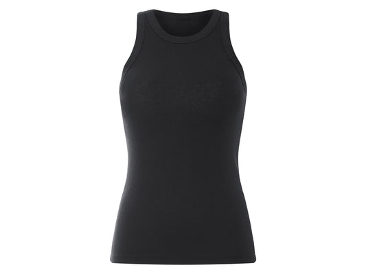 ESMARA Women’s Ribbed Tank top (Black)