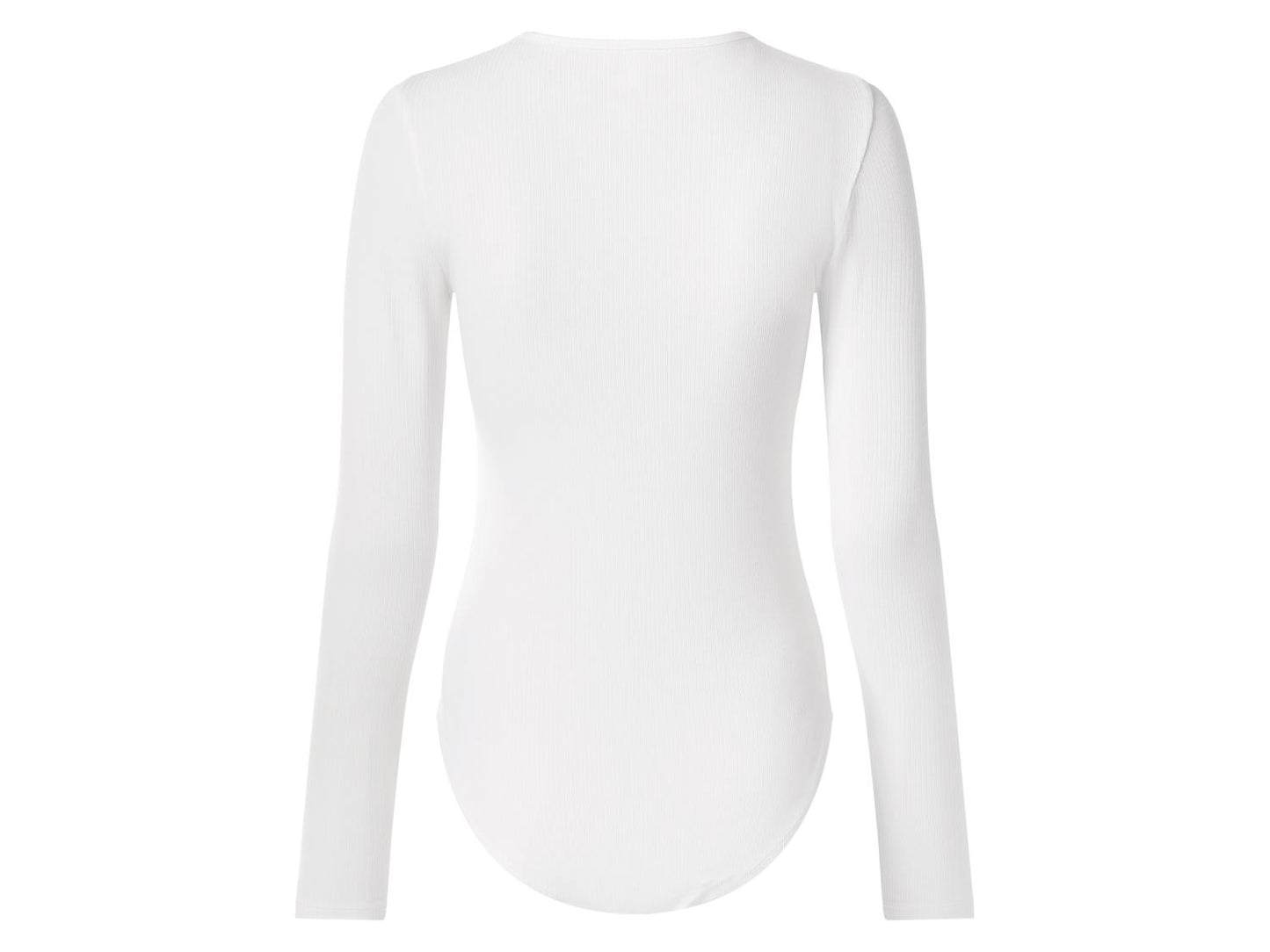 ESMARA Women’s long sleeves bodysuit (white)
