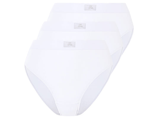 ESMARA Women’s Ribbed Bio cotton briefs, 3 pcs