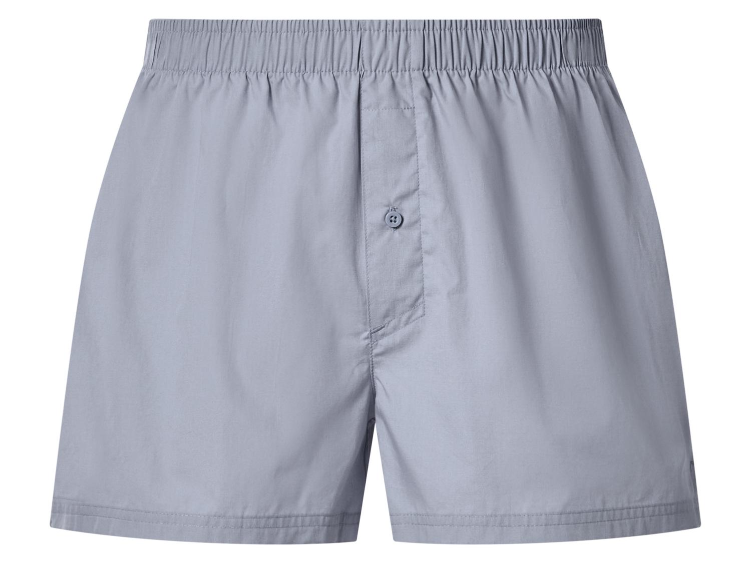 LIVERGY Men’s Boxer-Shorts set , 3 pcs ( blue & navy)