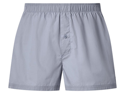 LIVERGY Men’s Boxer-Shorts ( blue & navy) , 5 pcs