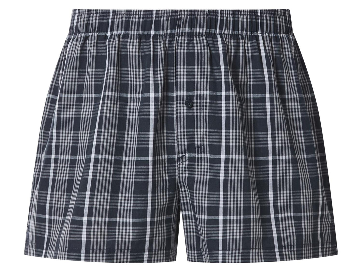 LIVERGY Men’s Boxer-Shorts ( blue & navy) , 5 pcs