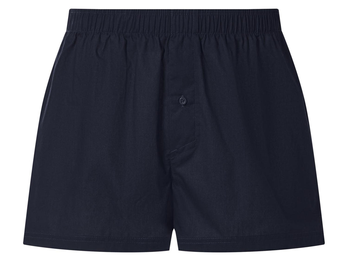 LIVERGY Men’s Boxer-Shorts ( blue & navy) , 5 pcs