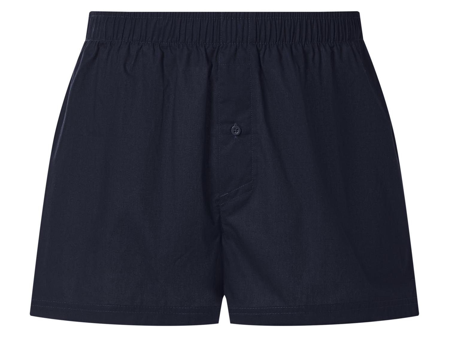 LIVERGY Men’s Boxer-Shorts , 2 pcs (Navy)
