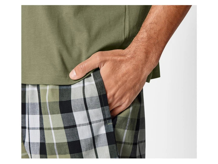LIVERGY Men’s PJ Shorts (green)