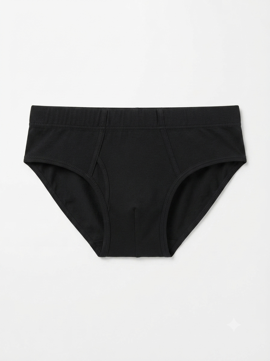 WATSON’S  Men’s cotton brief (Black)