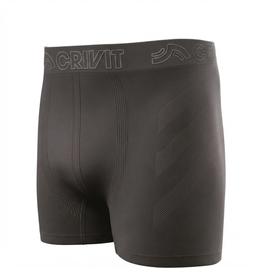 CRIVIT Men’s Seamless Boxers ( Grey)