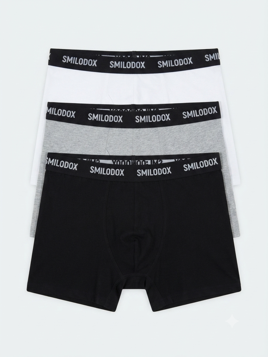 SMILODOX Men’s Boxers Set , 3 pcs