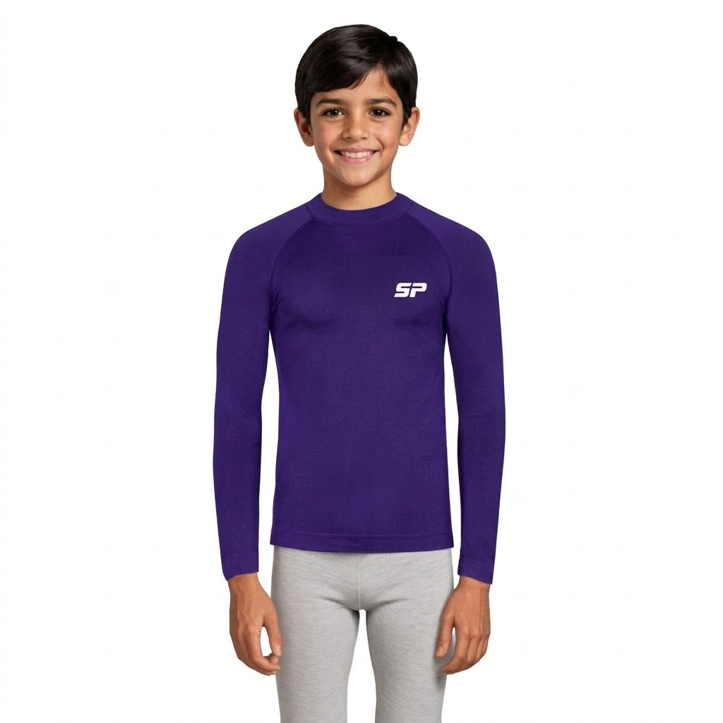 SP Boys Longsleeve Sports Top (purple)