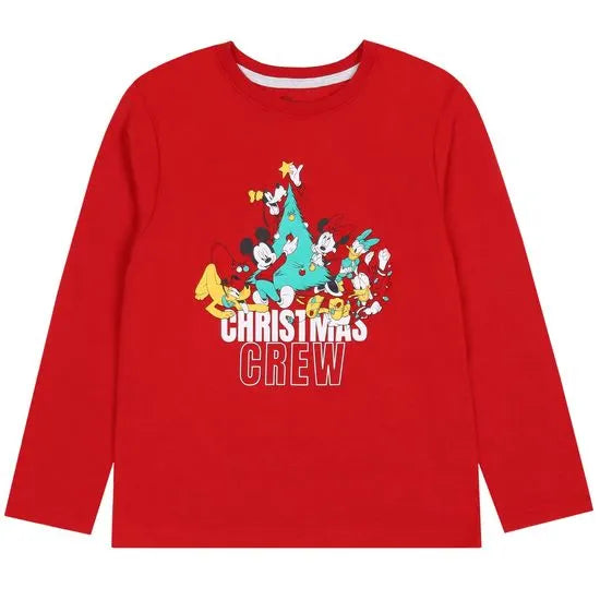 Girls PJ Top “ Christmas Crew”