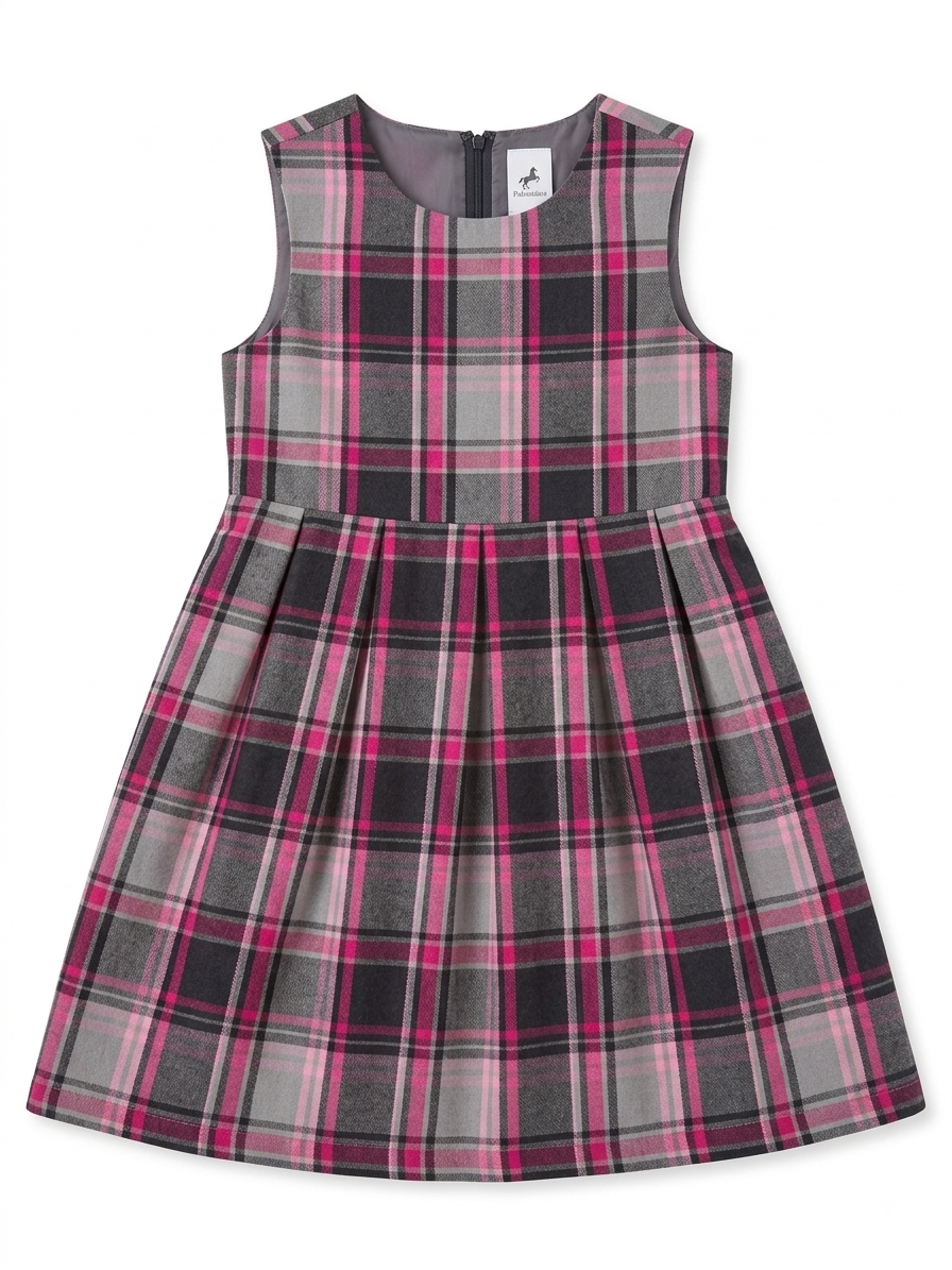 PALOMINO Girls Sleeveless plaid Dress