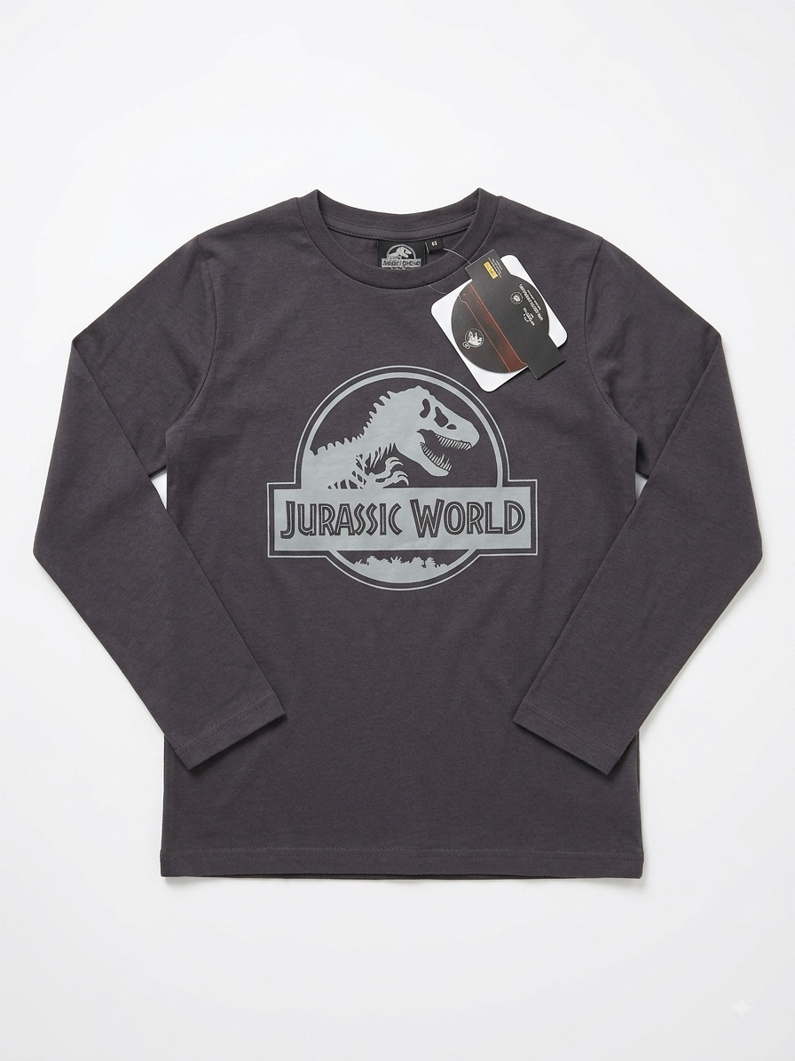 “Jurassic World” Boys Longsleeve T-Shirt ( grey)