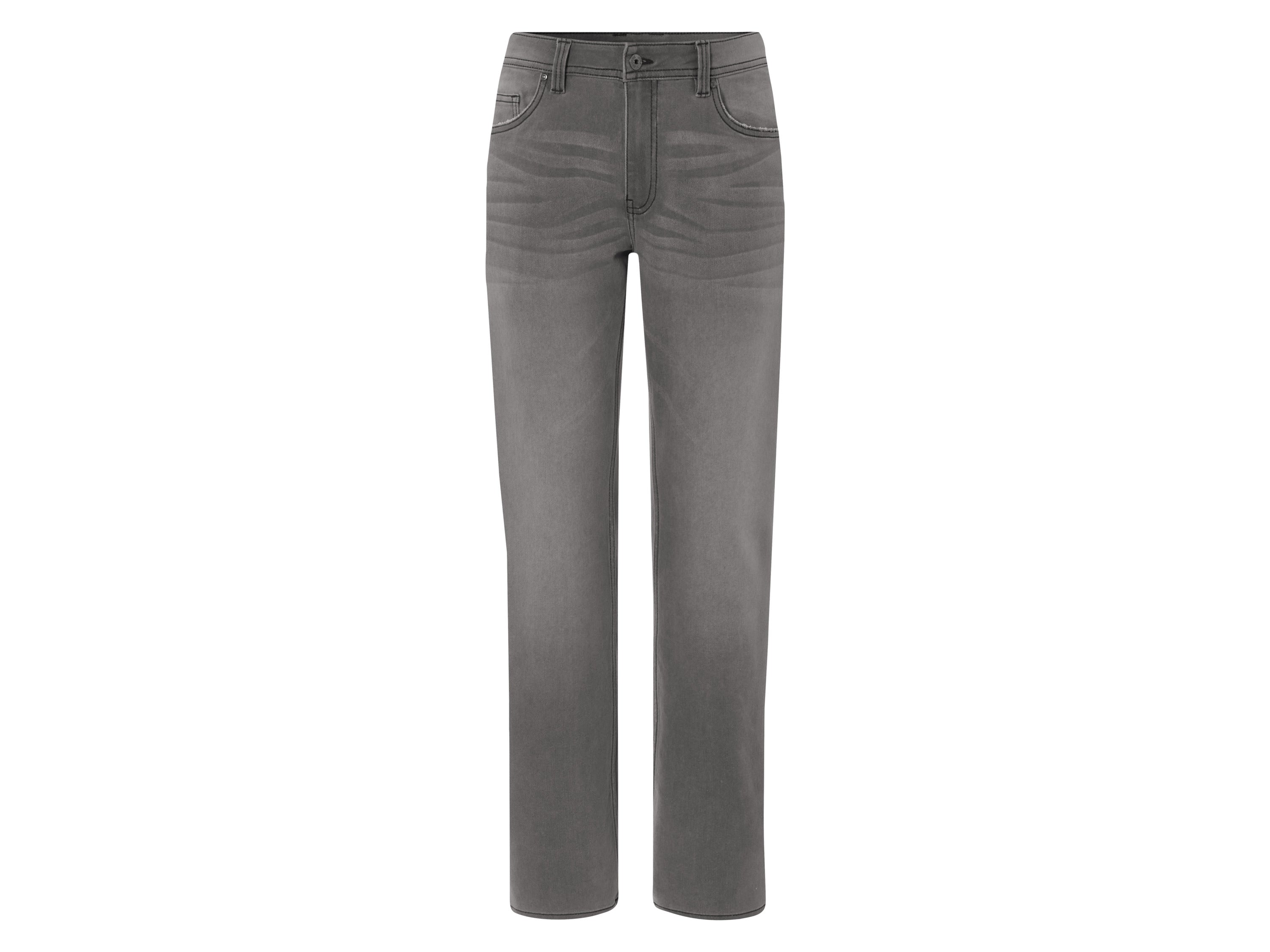 LIVERGY Men’s Sweat-denim Pants ( grey)