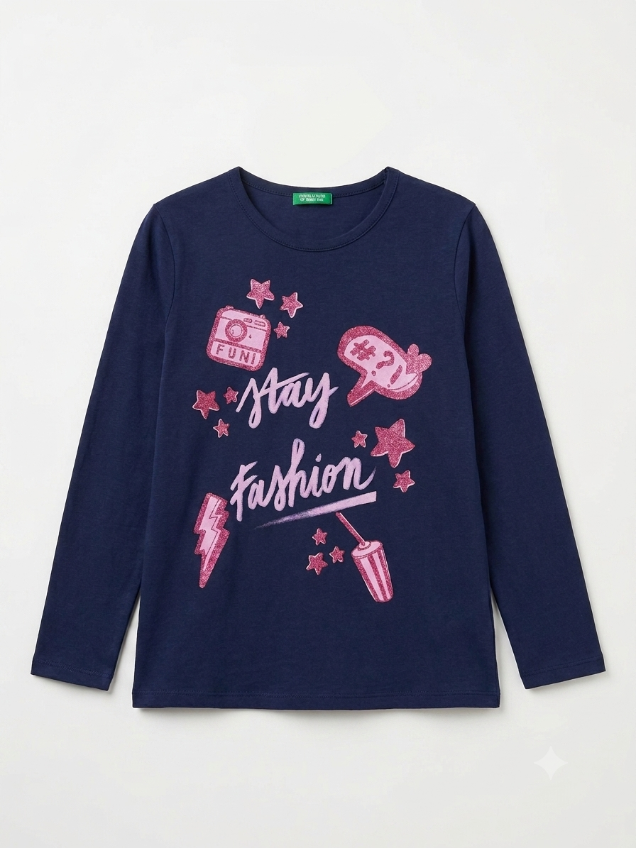 Girls Longsleeve T-Shirt - United colors of Benetton