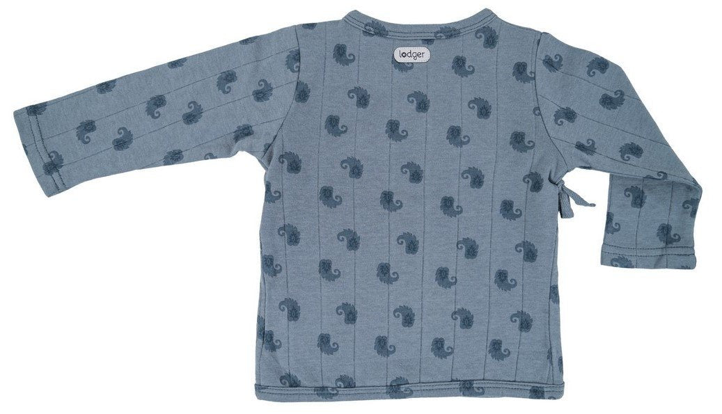 LODGER Babies’ Fold Over Bodysuit (Blue)