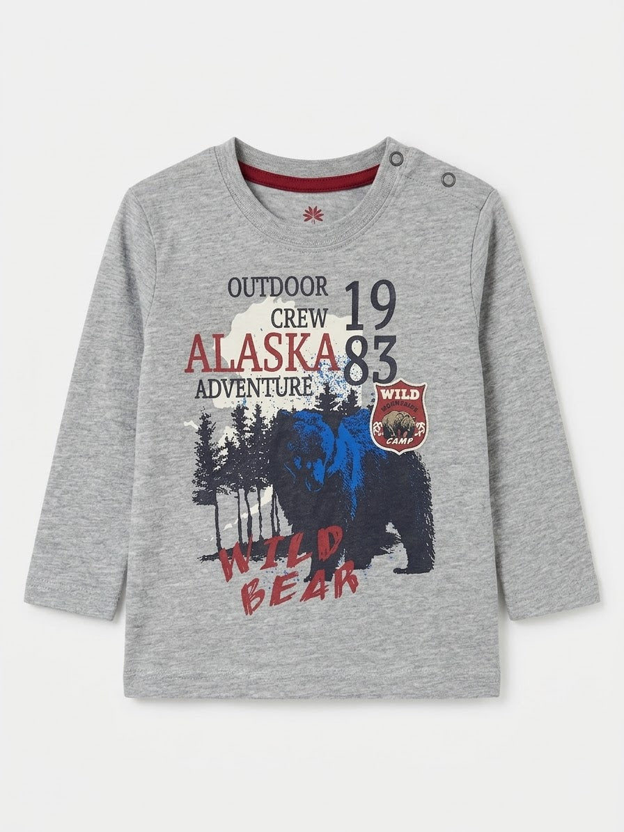 Boys’ Long sleeves Cotton T-Shirt