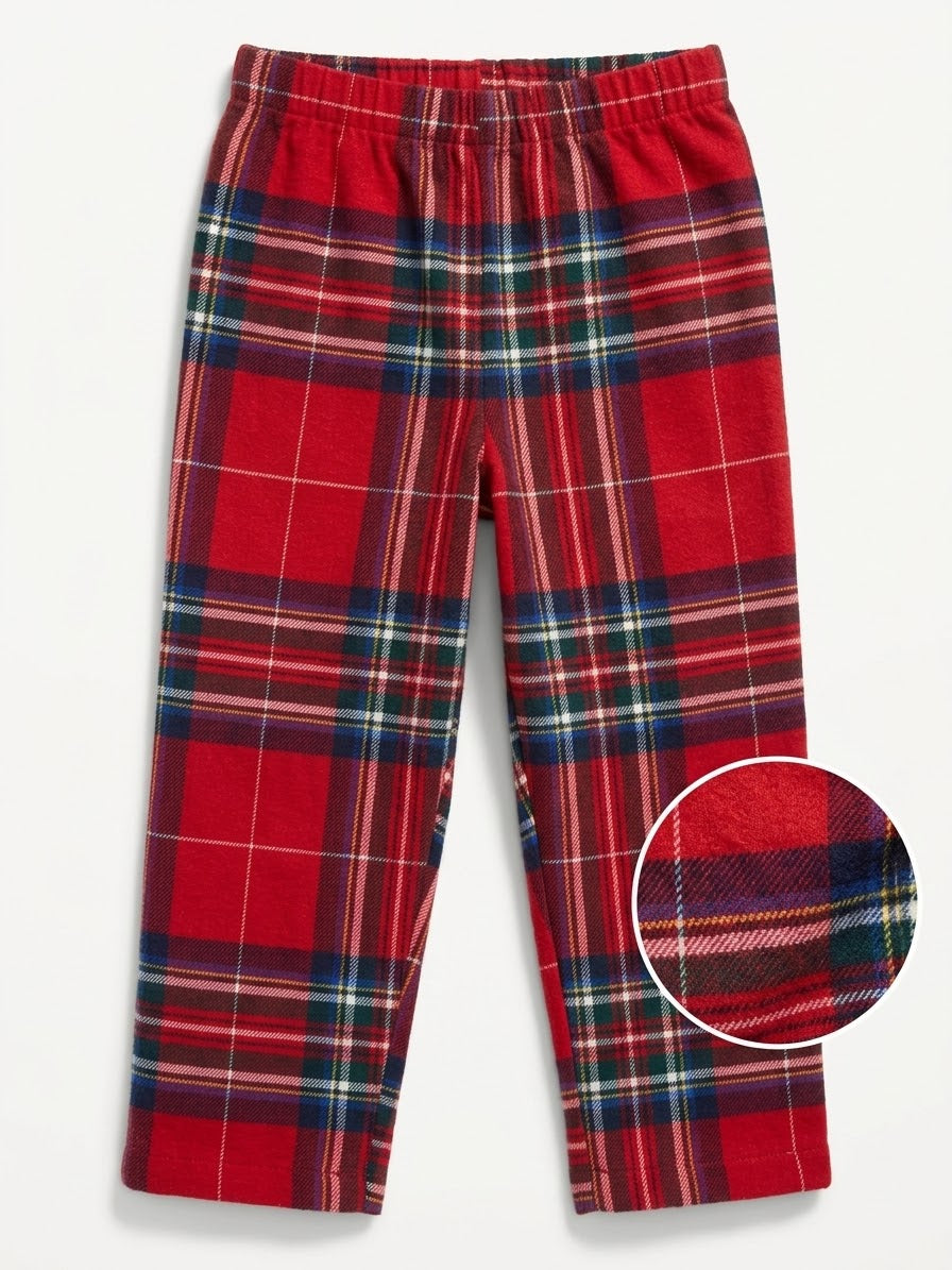 Babies’ plaid PJ Pants