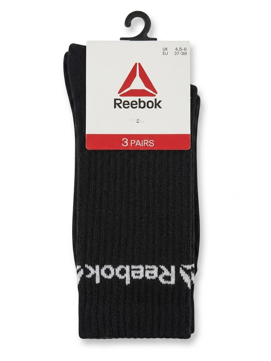 Unisex Socks , 3 pairs (black)
