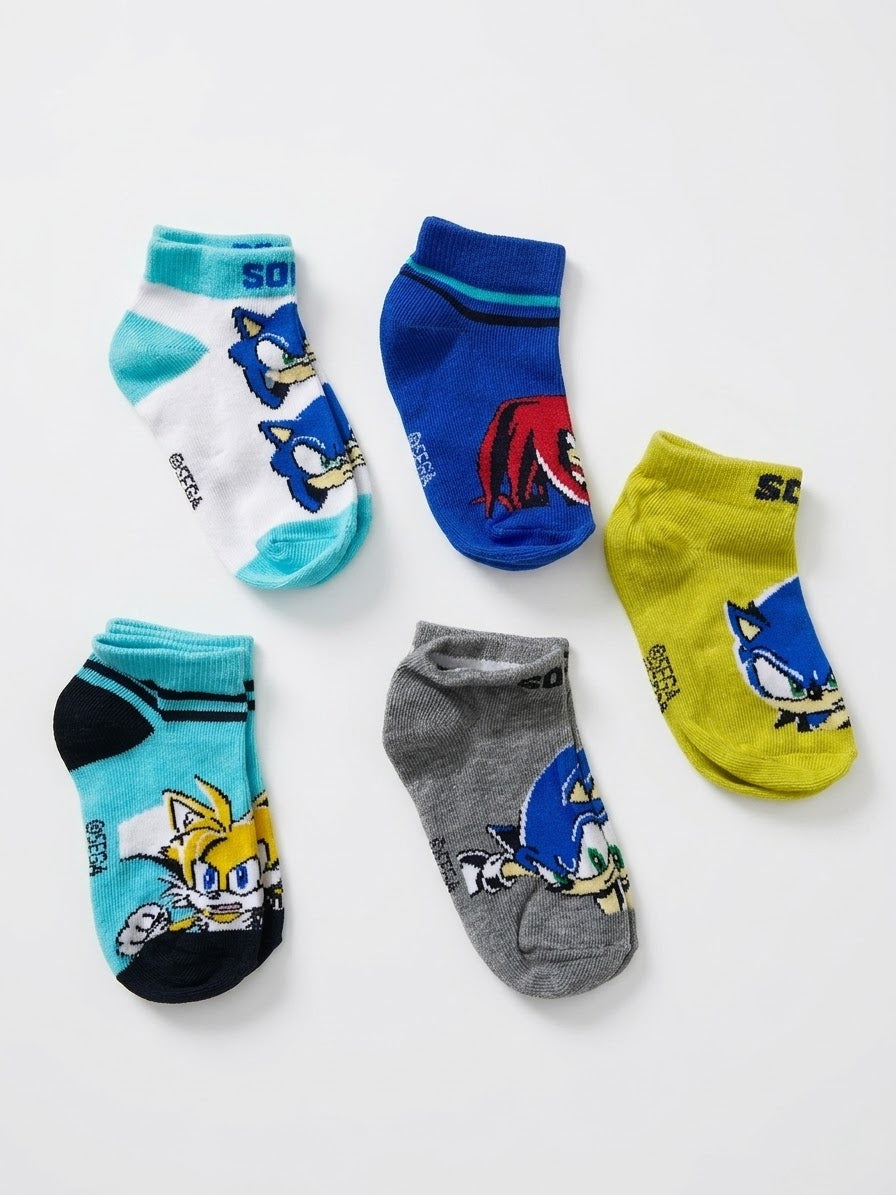 « Sonic » Kids’ Socks , 5 pairs