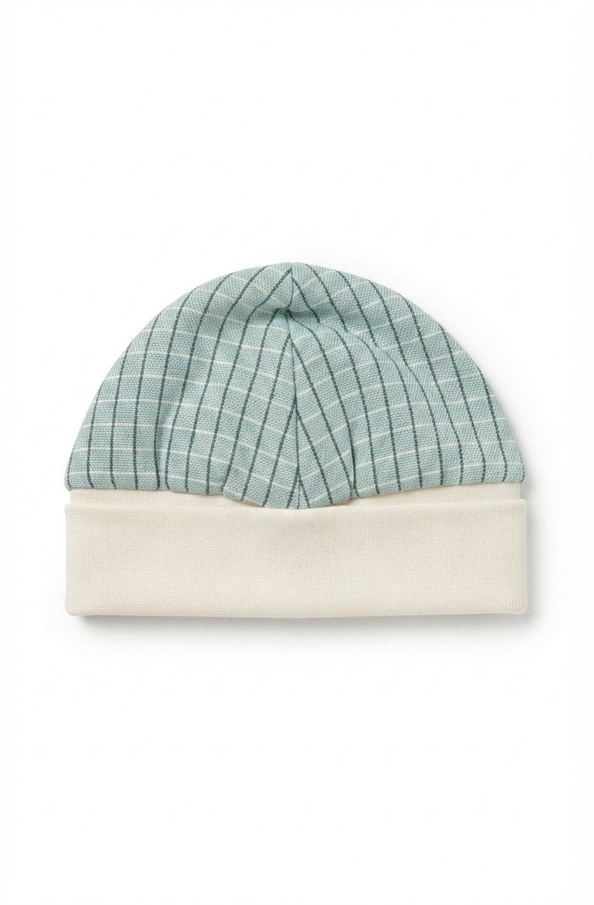 Baby Cotton Cap ( plaid)
