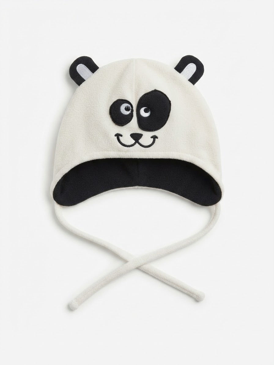 Fleece Baby Cap ( panda)