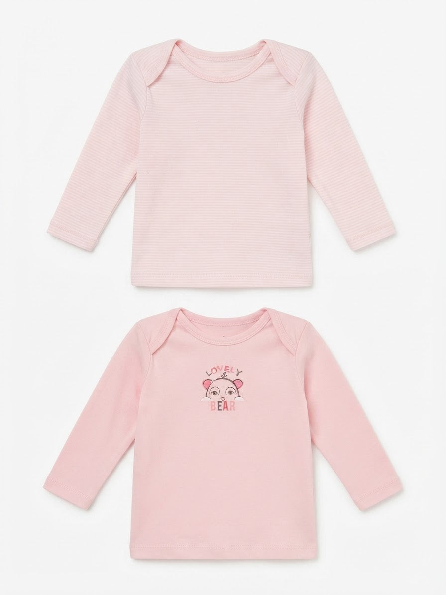 Babies’ Long sleeve bodies, 2 pcs