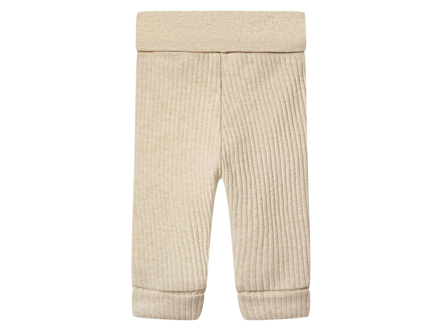 LUPILU Babies’ Ribbed bodysuit/pants Set (Beige)