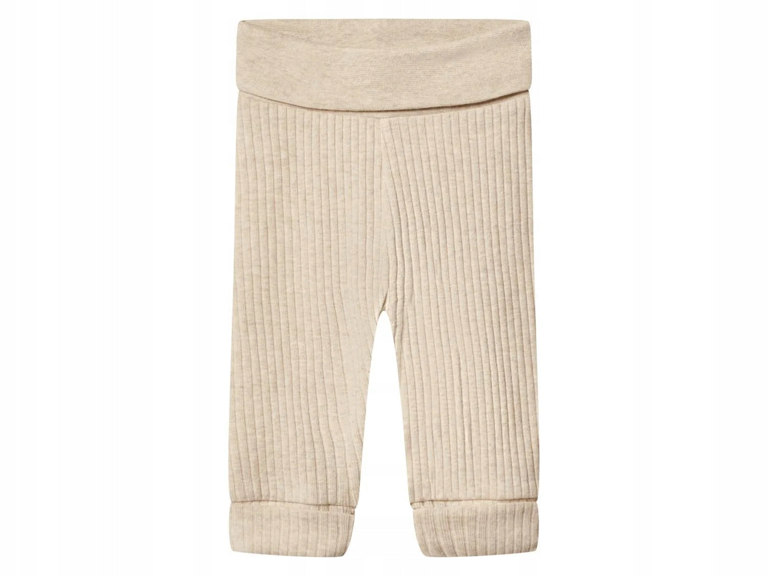 LUPILU Babies’ Ribbed bodysuit/pants Set (Beige)