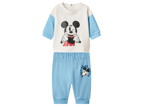 Baby Fleece Sweatsuit: sweatshirt/pants - Mickey Mouse