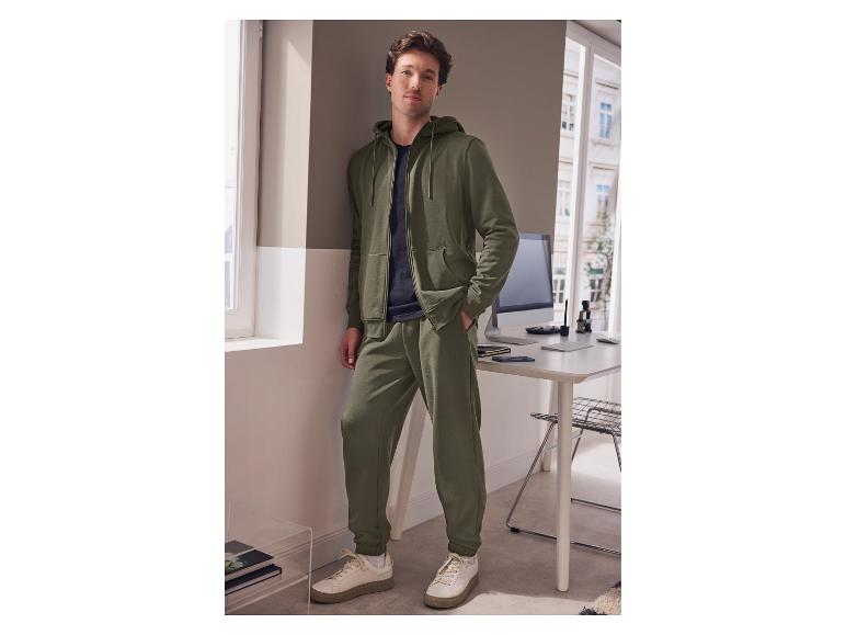 Men’s Fleece Joggers - esmara men (Olive green)