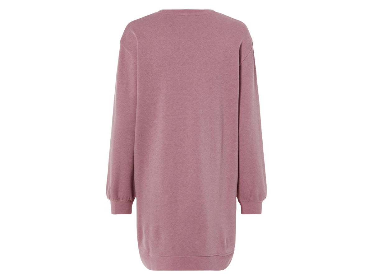 ESMARA Women’s Fleece Sweatshirt Dress (Positive Vibes)